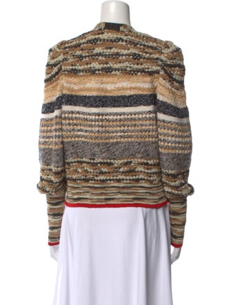 Veronica Beard Striped V-Neck Sweater