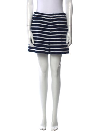 Veronica Beard Striped Mini Shorts