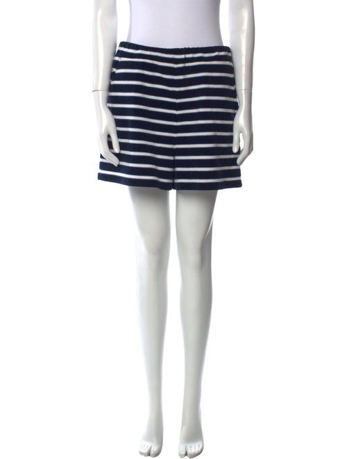 Veronica Beard Striped Mini Shorts