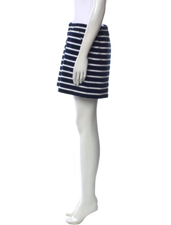 Veronica Beard Striped Mini Shorts