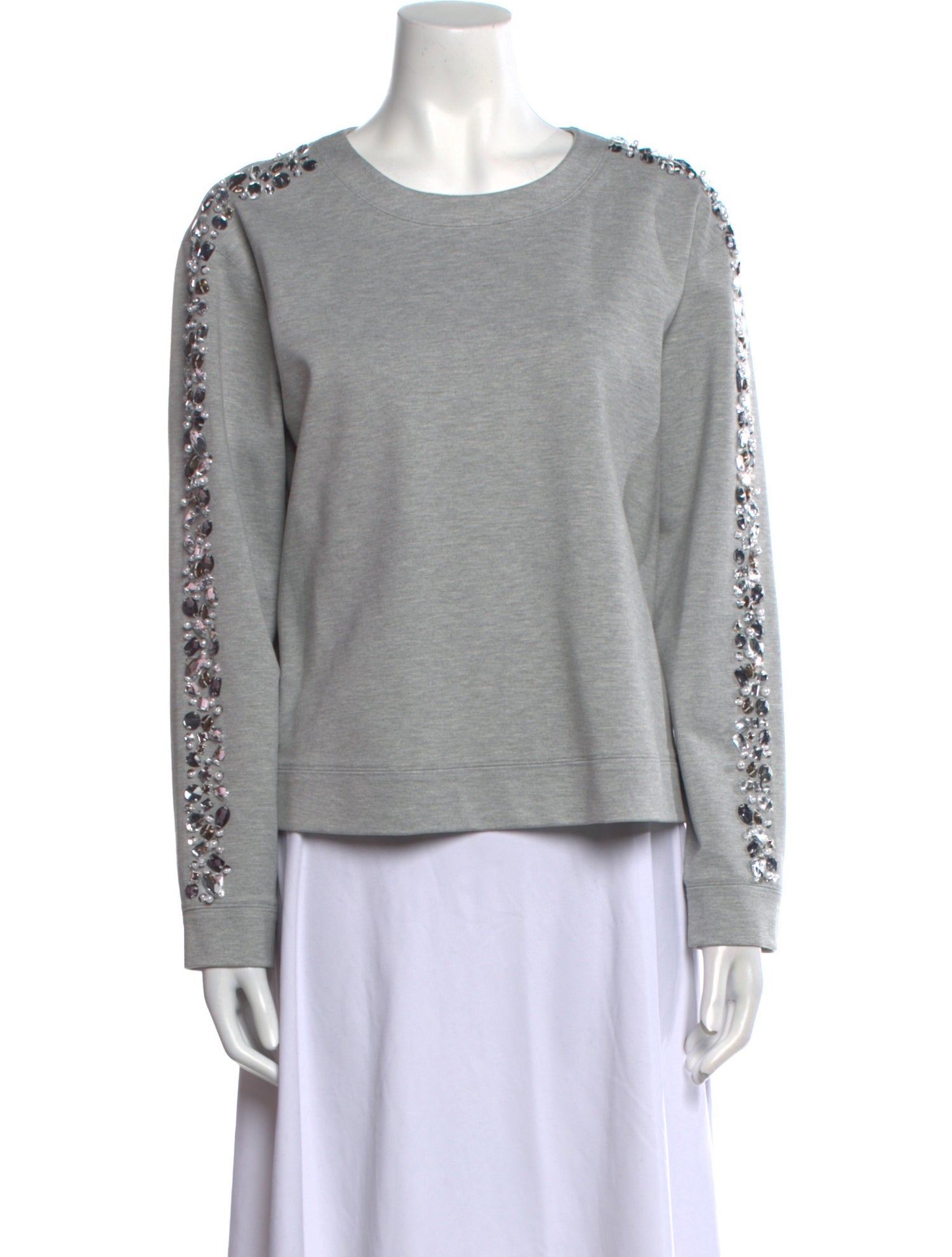 Veronica Beard Crew Neck Long Sleeve Sweatshirt