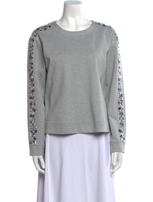 Veronica Beard Crew Neck Long Sleeve Sweatshirt