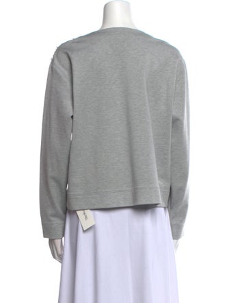 Veronica Beard Crew Neck Long Sleeve Sweatshirt