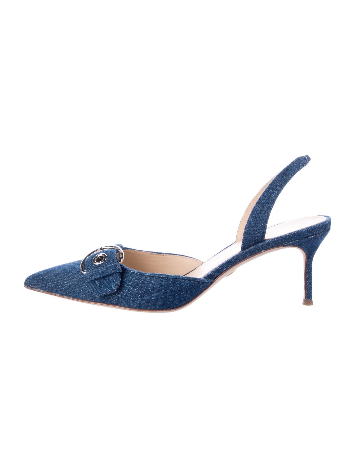 Veronica Beard Denim Slingback Pumps w/ Tags