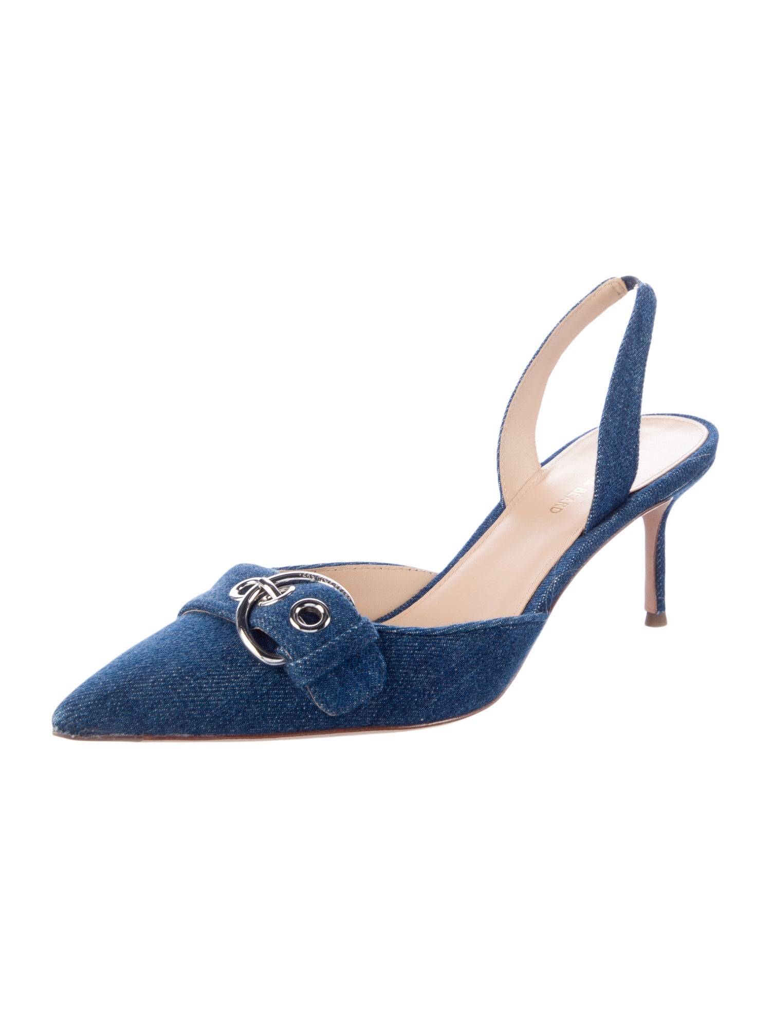 Veronica Beard Denim Slingback Pumps w/ Tags