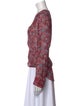 Veronica Beard Silk Floral Print Blouse
