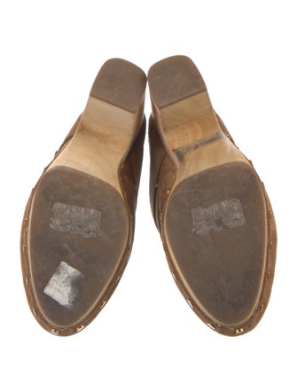 Veronica Beard Suede Studded Accents Mules