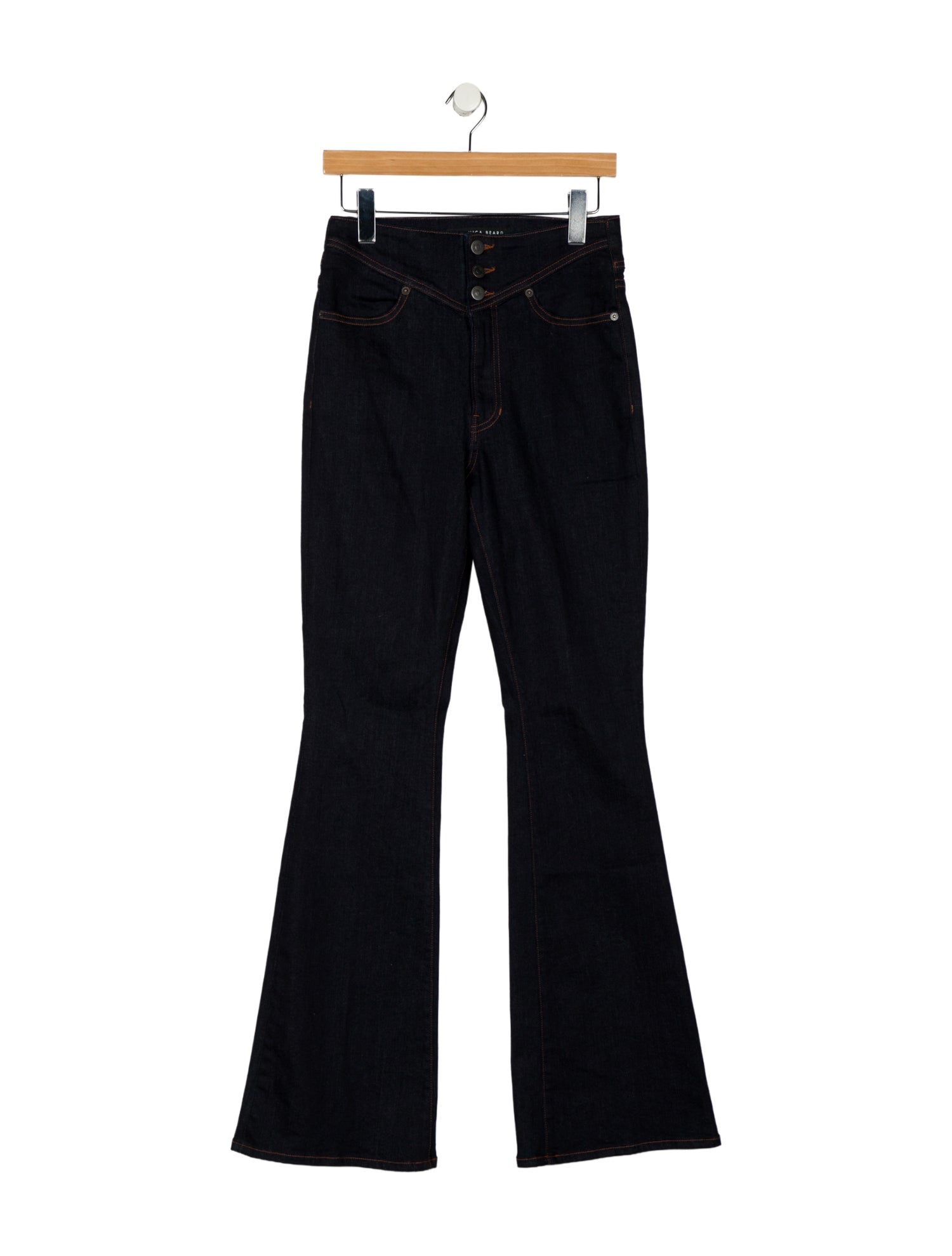 Veronica Beard High-Rise Wide Leg Jeans