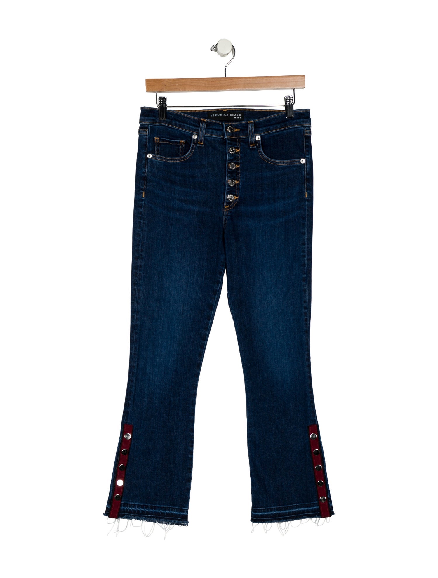 Veronica Beard Mid-Rise Skinny Leg Jeans