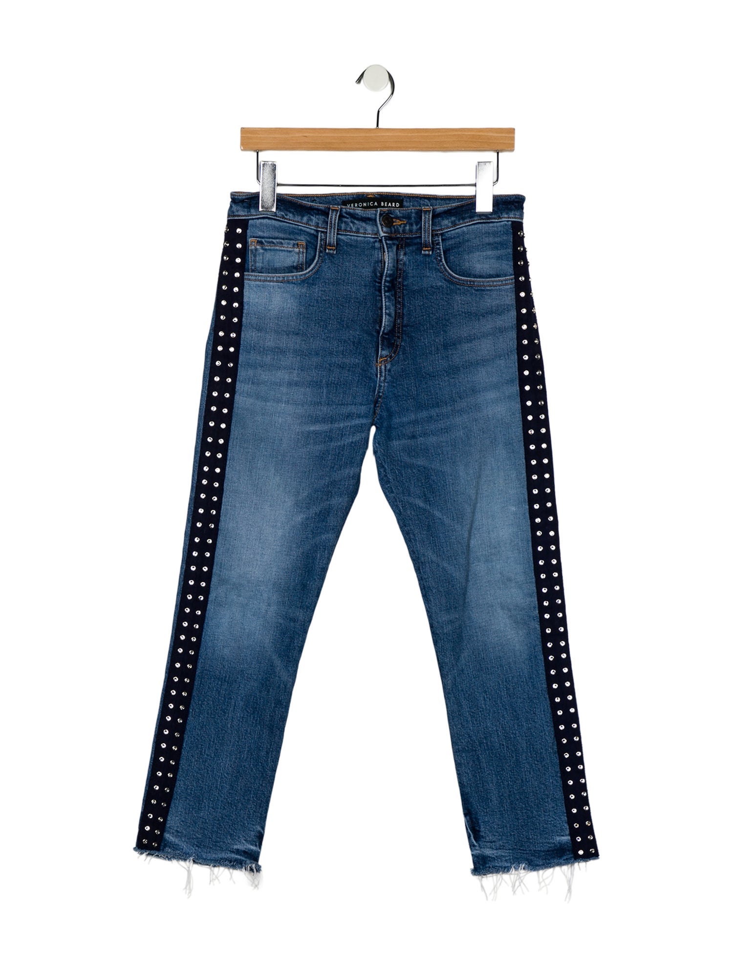 Veronica Beard High-Rise Skinny Leg Jeans