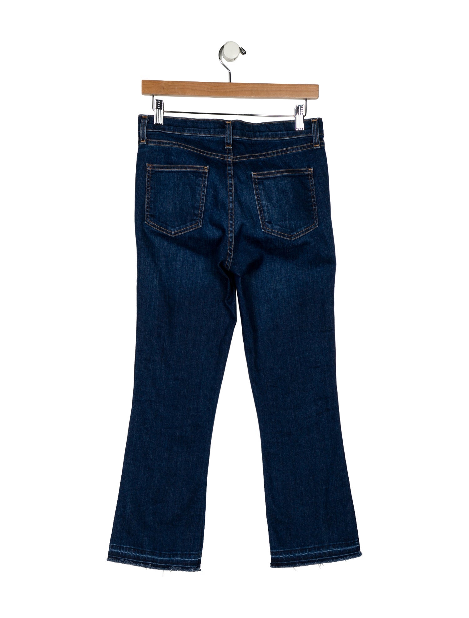 Veronica Beard Mid-Rise Straight Leg Jeans