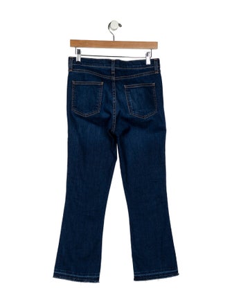 Veronica Beard Mid-Rise Straight Leg Jeans