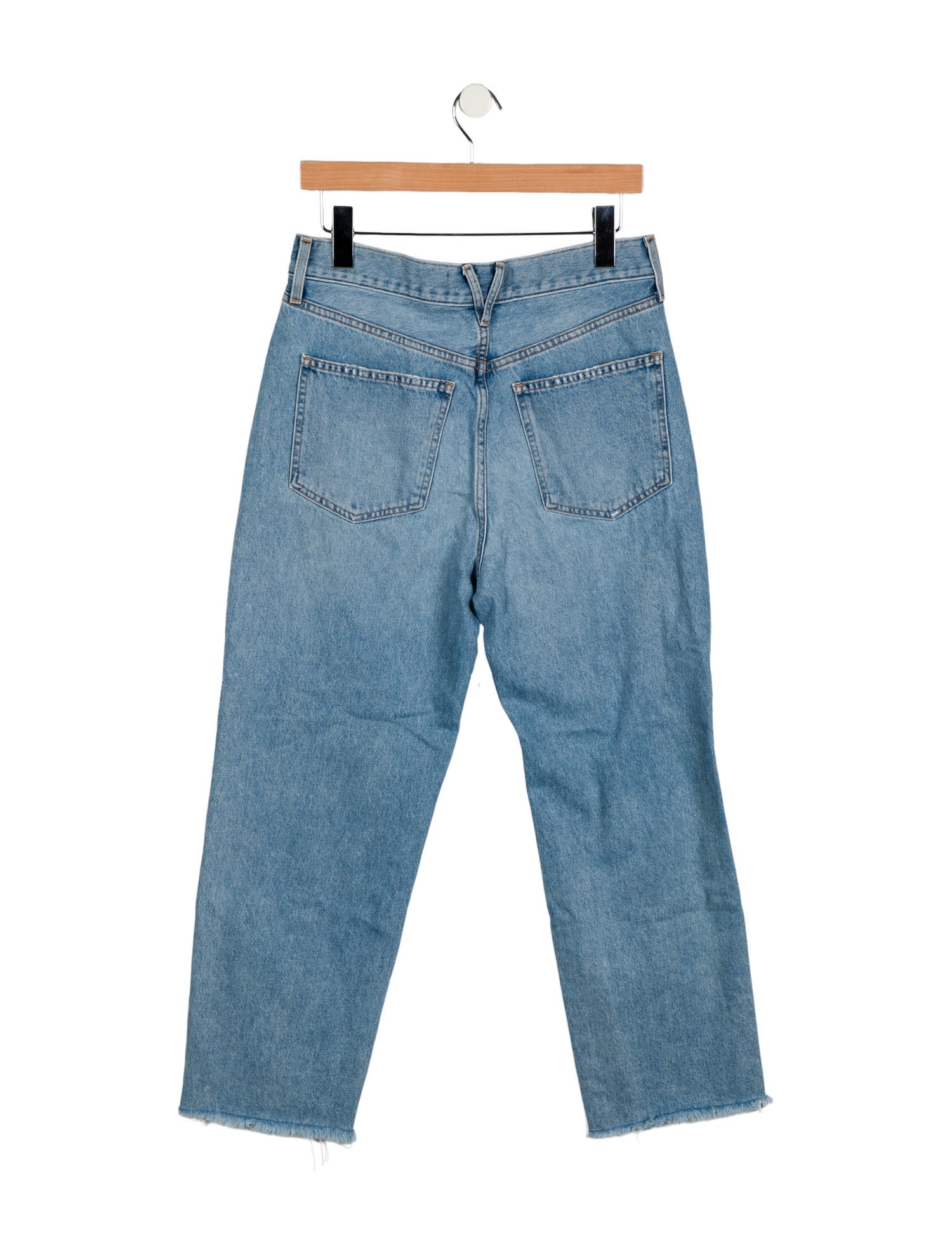 Veronica Beard High-Rise Straight Leg Jeans