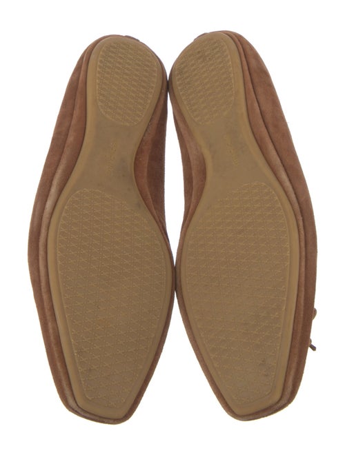 Veronica Beard Suede Bow Accents Ballet Flats