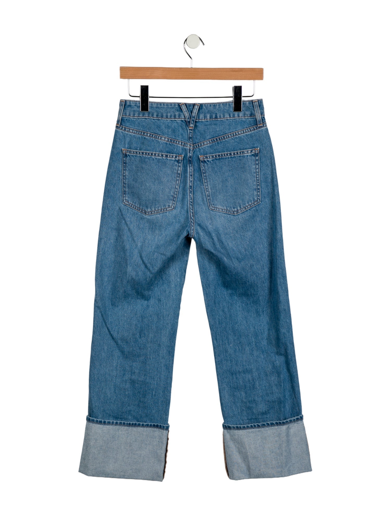 Veronica Beard High-Rise Wide Leg Jeans