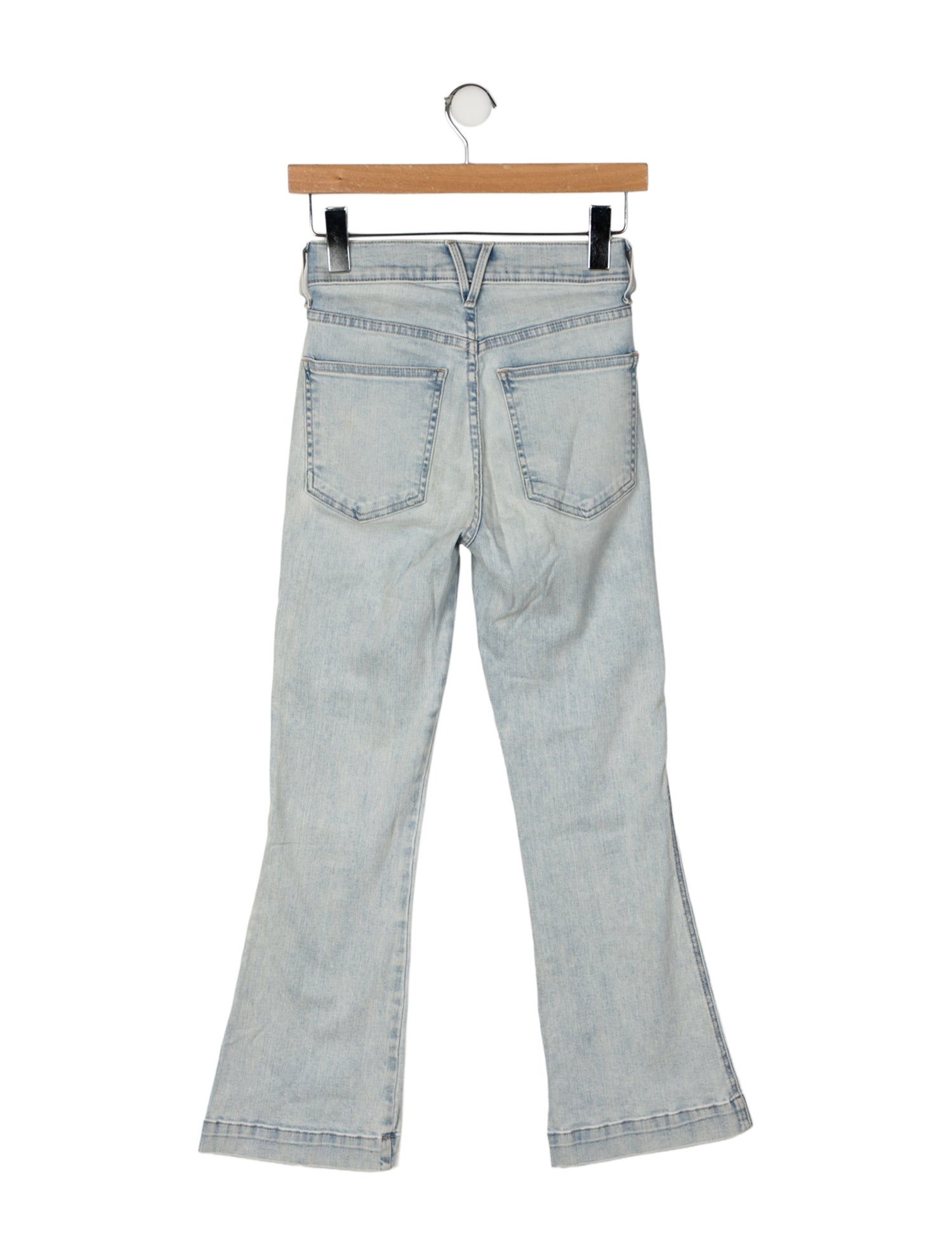 Veronica Beard Mid-Rise Wide Leg Jeans