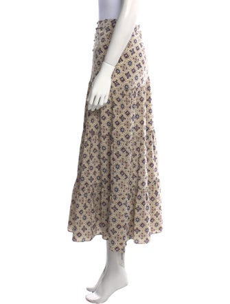 Veronica Beard Silk Midi Length Skirt