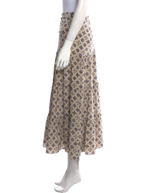 Veronica Beard Silk Midi Length Skirt