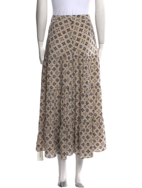 Veronica Beard Silk Midi Length Skirt