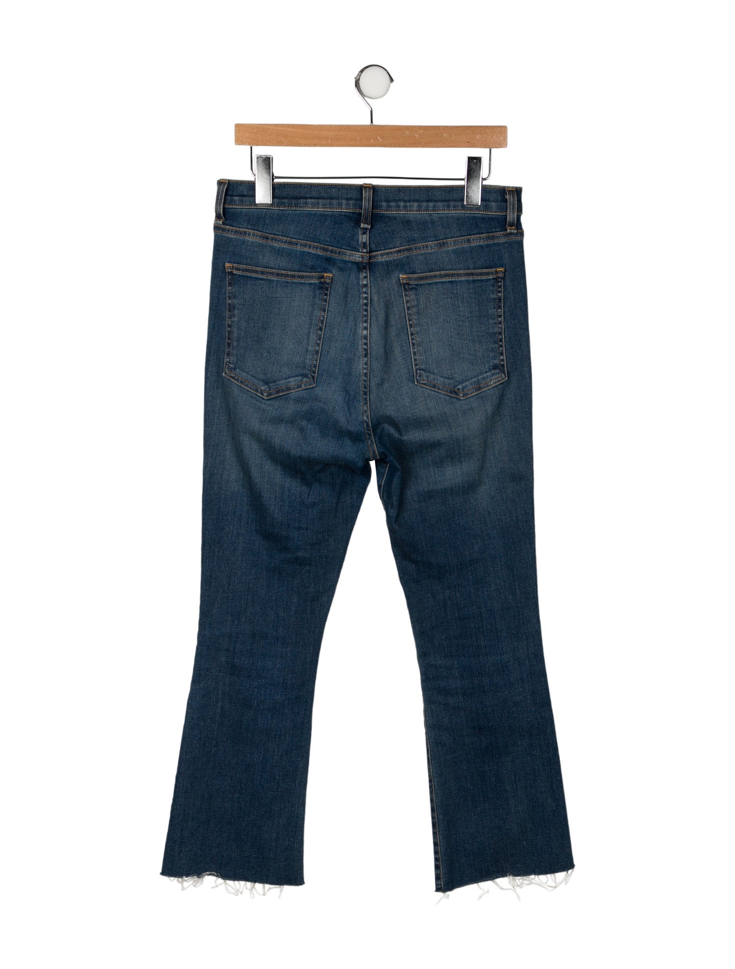 Veronica Beard High-Rise Straight Leg Jeans
