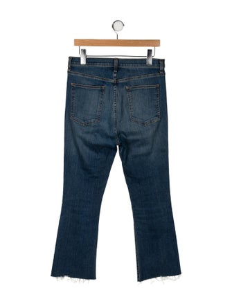Veronica Beard High-Rise Straight Leg Jeans