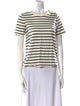 Veronica Beard Striped Crew Neck T-Shirt