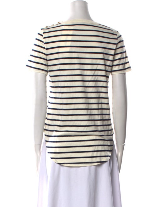 Veronica Beard Striped Crew Neck T-Shirt