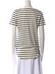 Veronica Beard Striped Crew Neck T-Shirt