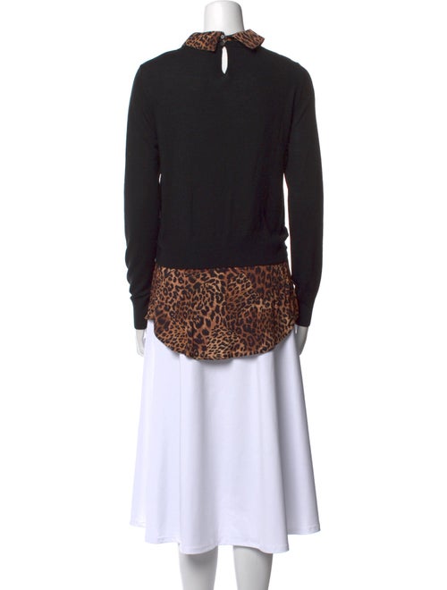 Veronica Beard Merino Wool Graphic Print Sweater