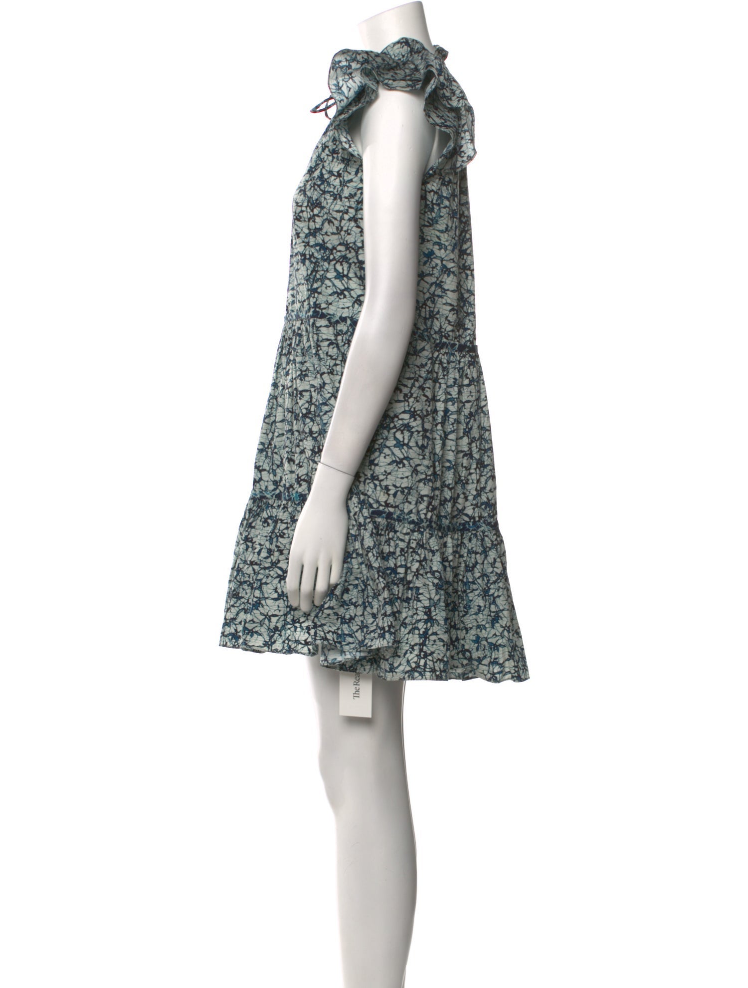 Veronica Beard Floral Print Mini Dress