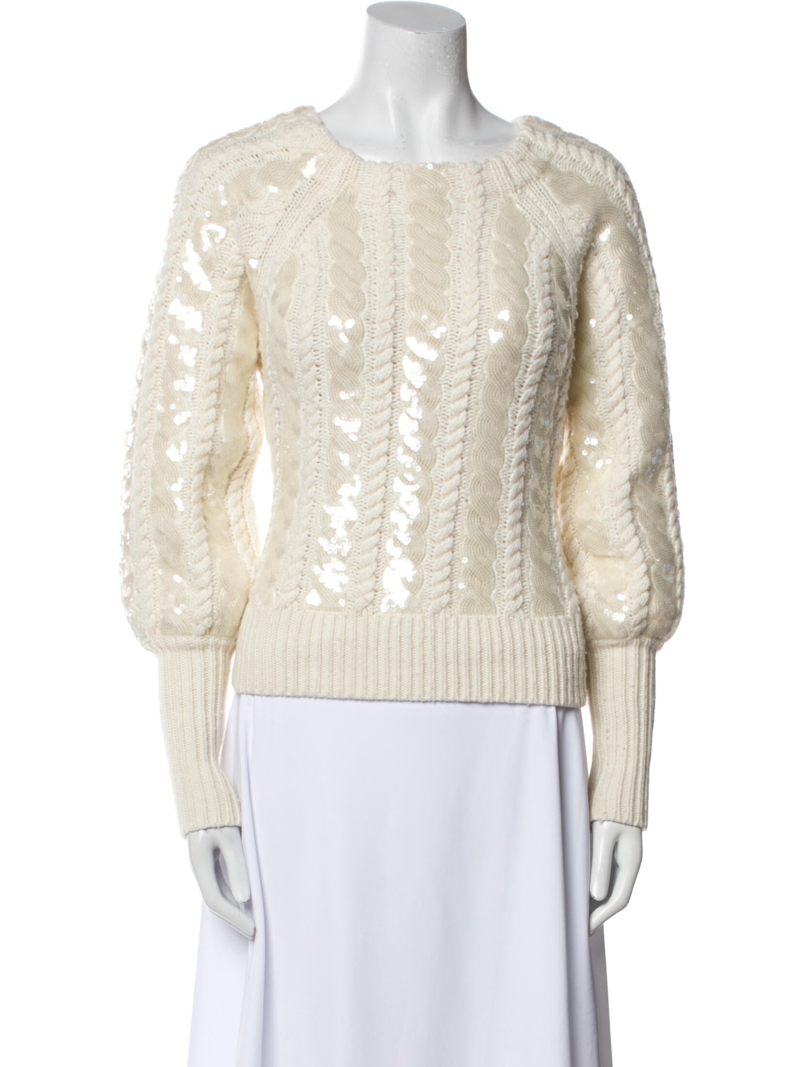 Veronica Beard Merino Wool Crew Neck Sweater