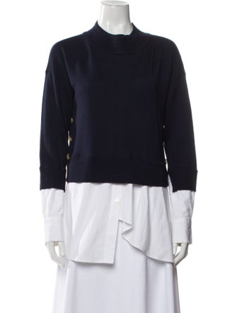 Veronica Beard Merino Wool Crew Neck Sweater