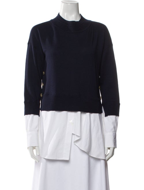 Veronica Beard Merino Wool Crew Neck Sweater