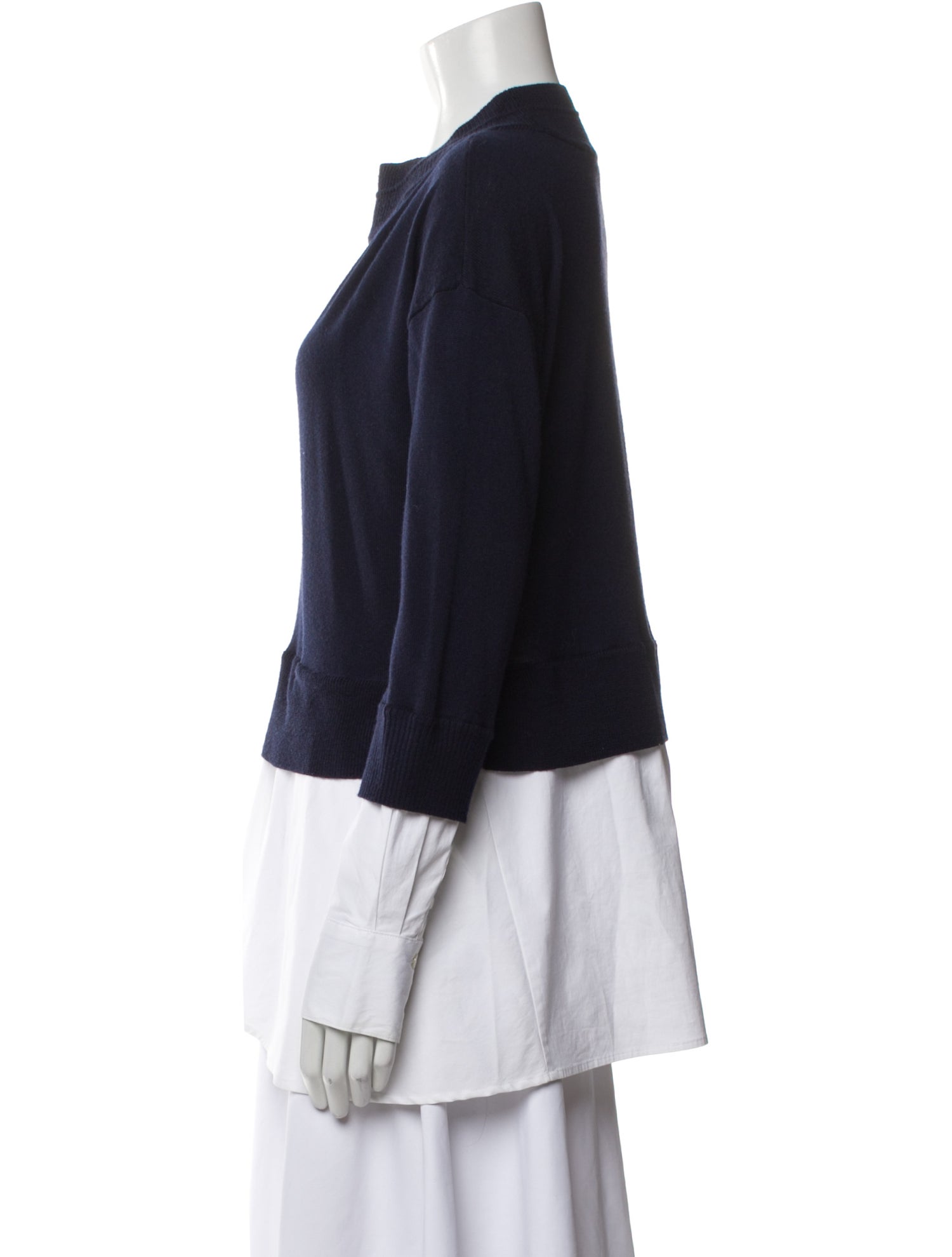 Veronica Beard Merino Wool Crew Neck Sweater