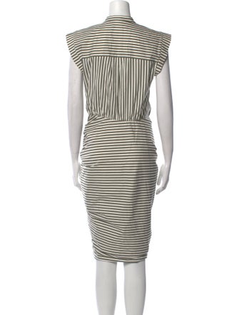 Veronica Beard Striped Midi Length Dress