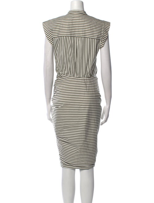 Veronica Beard Striped Midi Length Dress