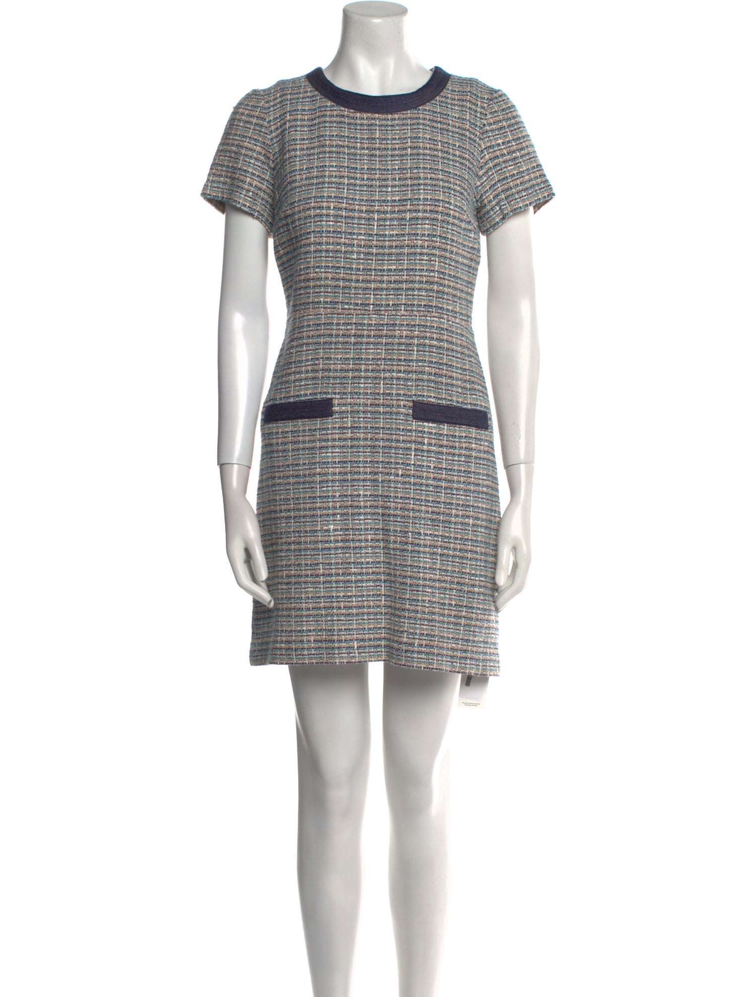 Veronica Beard Tweed Pattern Mini Dress