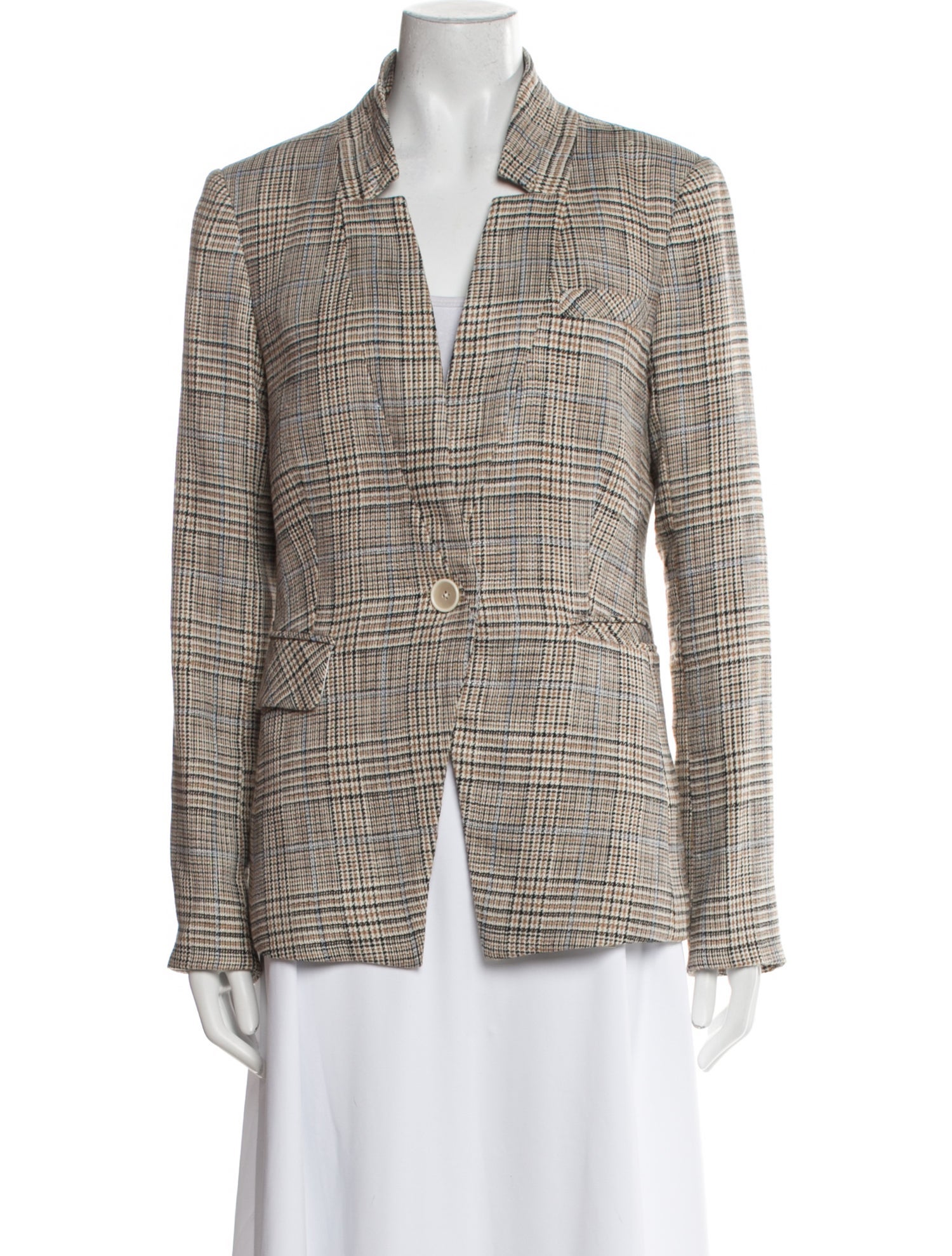 Veronica Beard Tweed Pattern Blazer