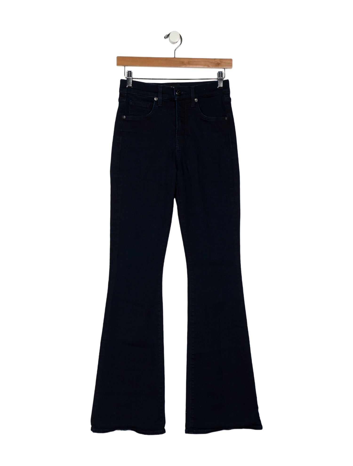 Veronica Beard Mid-Rise Wide Leg Jeans