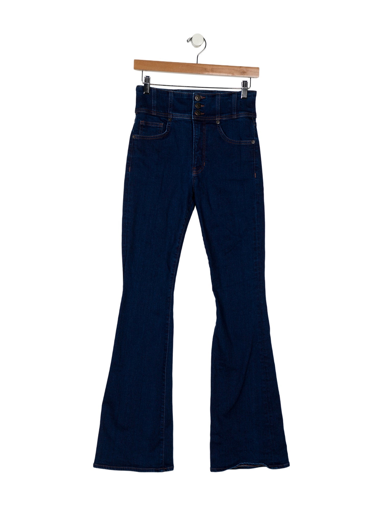 Veronica Beard High-Rise Wide Leg Jeans