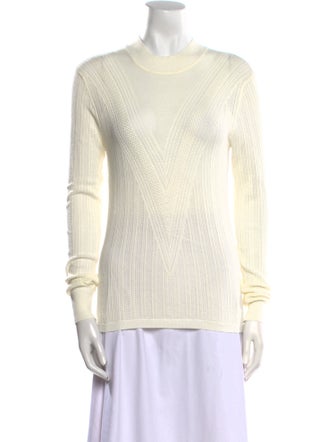 Veronica Beard Crew Neck Long Sleeve Sweatshirt