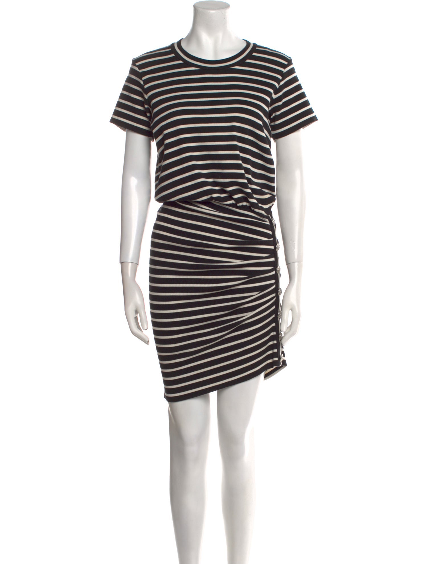 Veronica Beard Striped Knee-Length Dress
