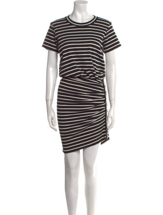 Veronica Beard Striped Knee-Length Dress