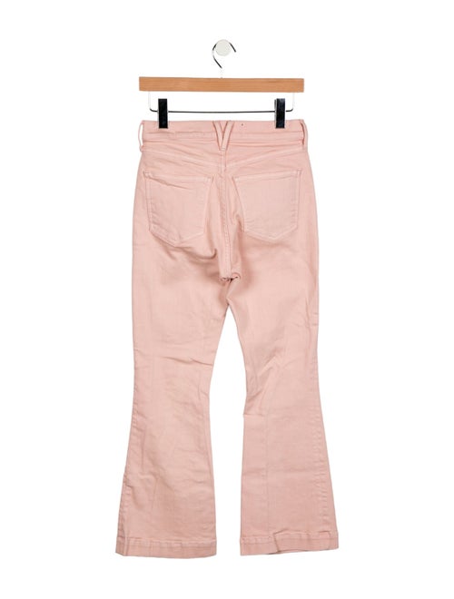 Veronica Beard Mid-Rise Wide Leg Jeans