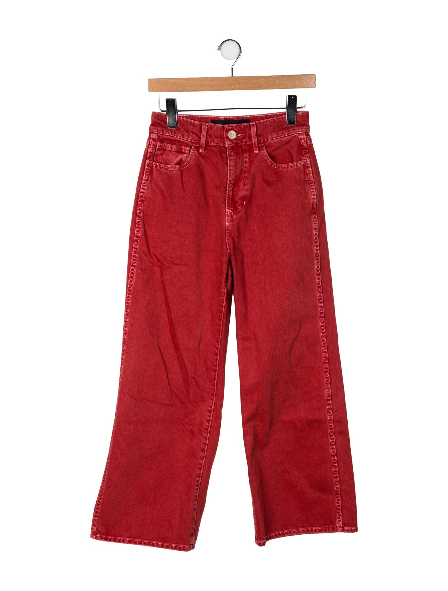 Veronica Beard High-Rise Wide Leg Jeans