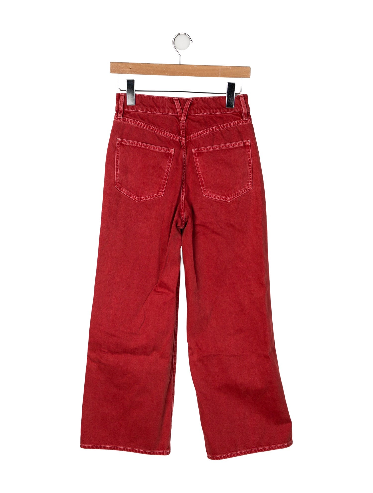 Veronica Beard High-Rise Wide Leg Jeans