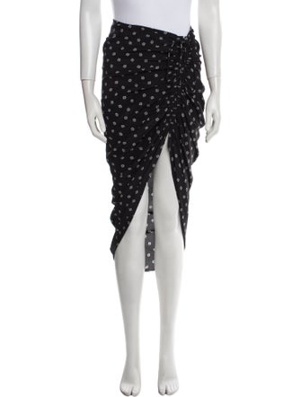 Veronica Beard Silk Midi Length Skirt