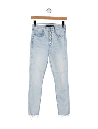 Veronica Beard Mid-Rise Skinny Leg Jeans