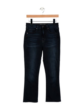 Veronica Beard Mid-Rise Straight Leg Jeans