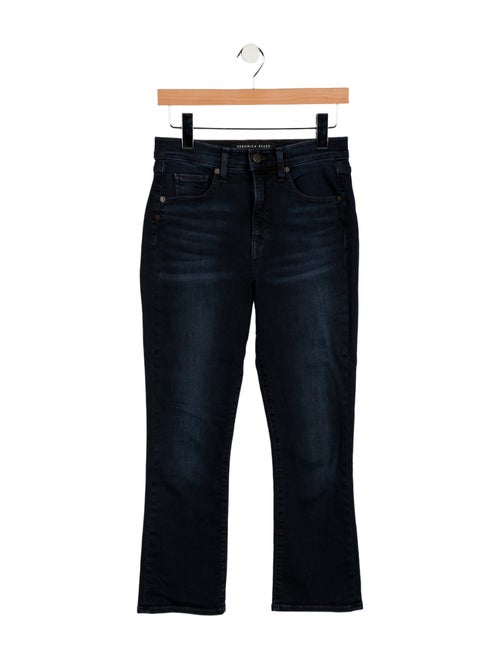 Veronica Beard Mid-Rise Straight Leg Jeans